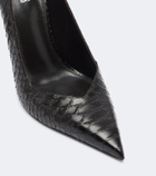 Paris Texas Lidia croc-effect leather pumps