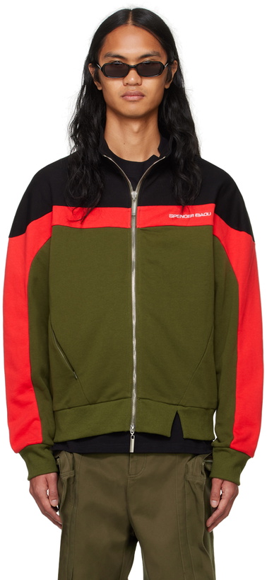 Photo: SPENCER BADU Green Bowl Track Jacket