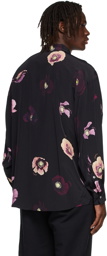Magliano Black Poppies Twisted Shirt