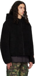 Heron Preston Black Hooded Jacket
