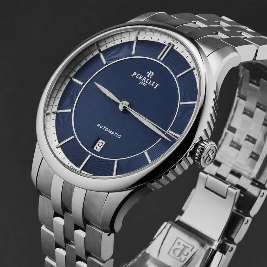 Perrelet First Class Automatic Blue Dial Mens Watch A1073/B