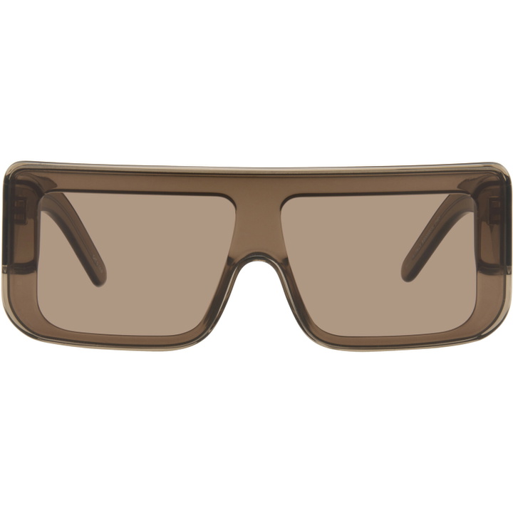 Photo: Rick Owens Brown Tower Documenta Sunglasses