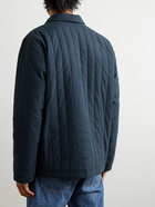 A.P.C. - Hugo Quilted Cotton-Blend Jacket - Blue