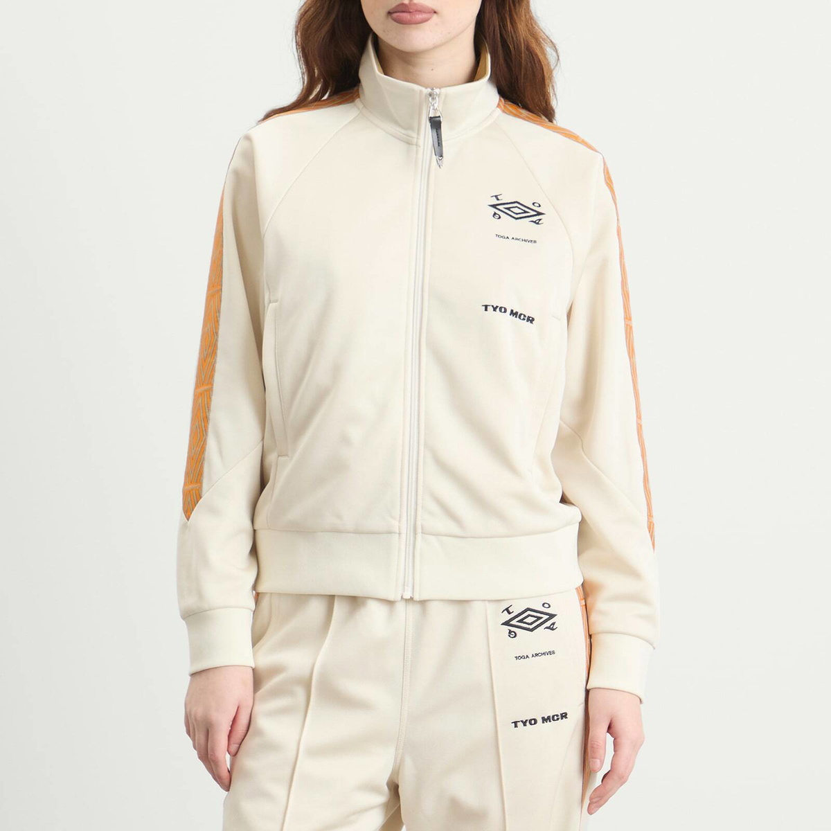 TOGA ARCHIVES Women's TOGA x Umbro Track Jacket in Off White