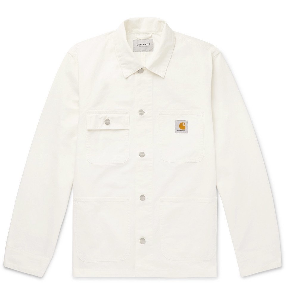 Carhartt WIP - Michigan Cotton-Twill Chore Jacket - White Carhartt WIP