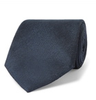 Ermenegildo Zegna - 8cm Woven Silk Tie - Blue