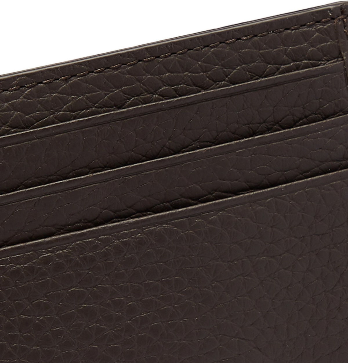 Hugo Boss Crosstown Full Grain Leather Cardholder Brown Hugo Boss