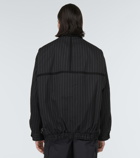 Sacai - Pinstriped cotton jacket