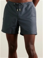 Orlebar Brown - Bulldog Straight-Leg Mid-Length Swim Shorts - Gray