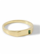 Miansai - Valor Gold Vermeil Quartz Signet Ring - Gold