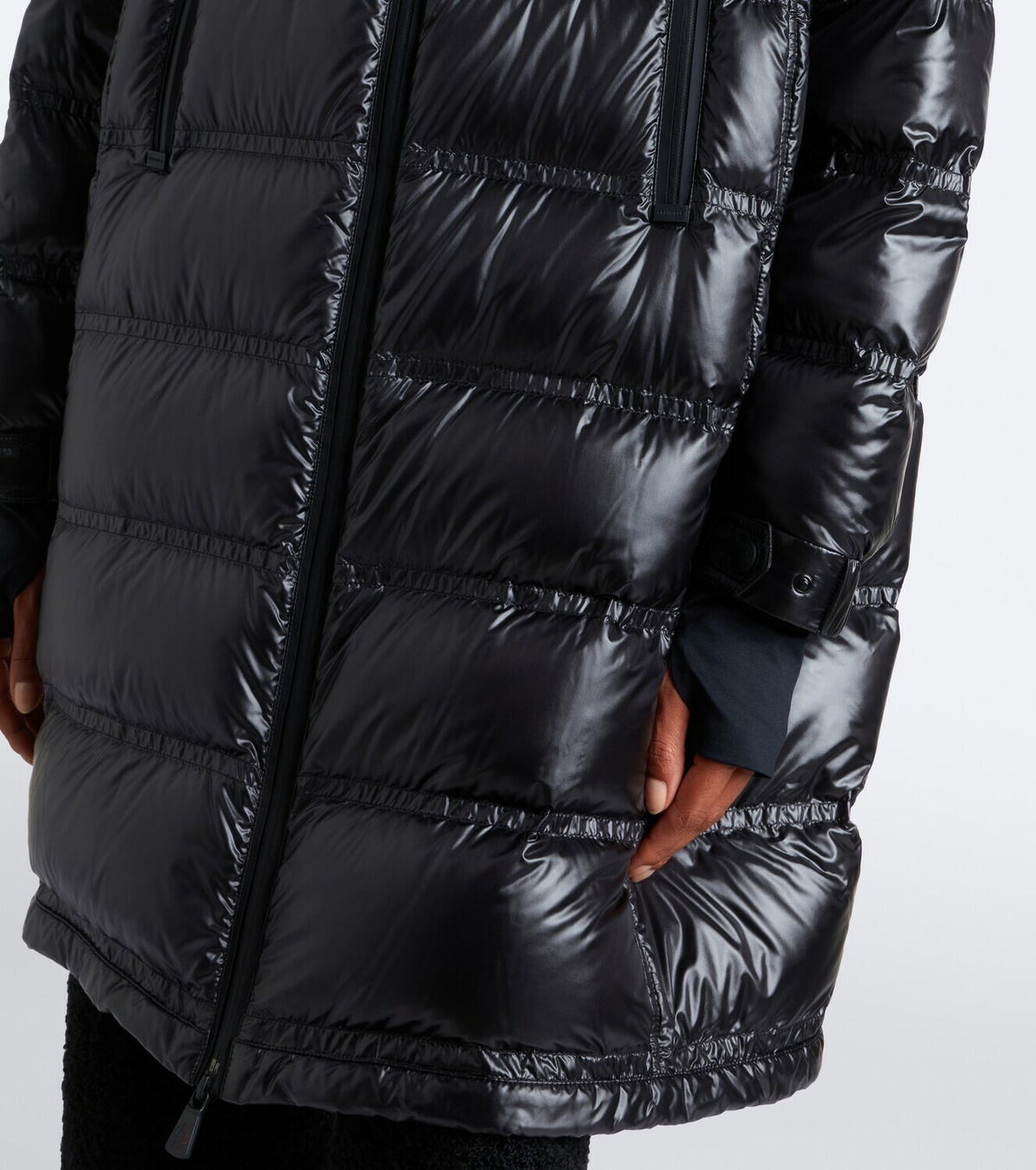 Moncler Grenoble Rochelairs hooded down coat