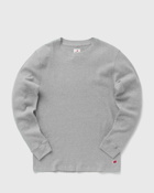 New Balance Made In The Usa Thermal Longsleeve Grey - Mens - Longsleeves