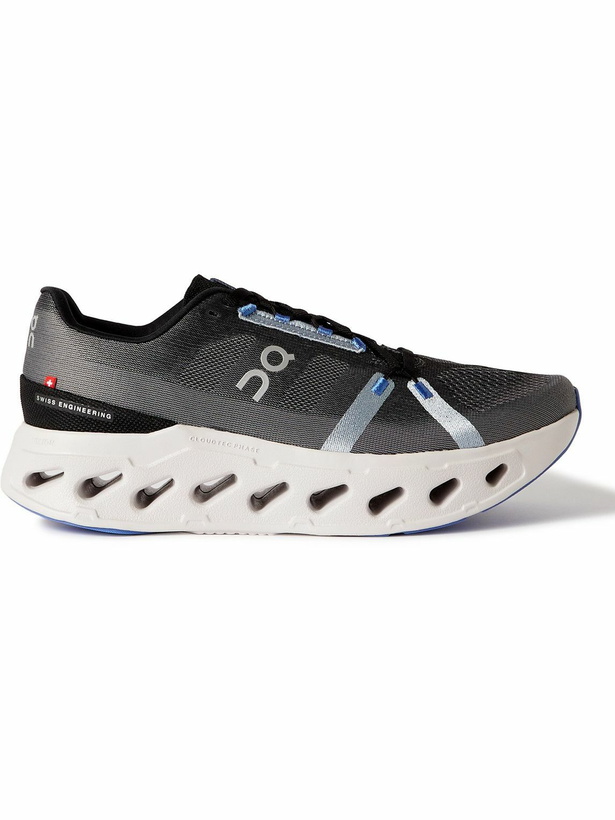 Photo: ON - Cloudeclipse Mesh Running Sneakers - Black