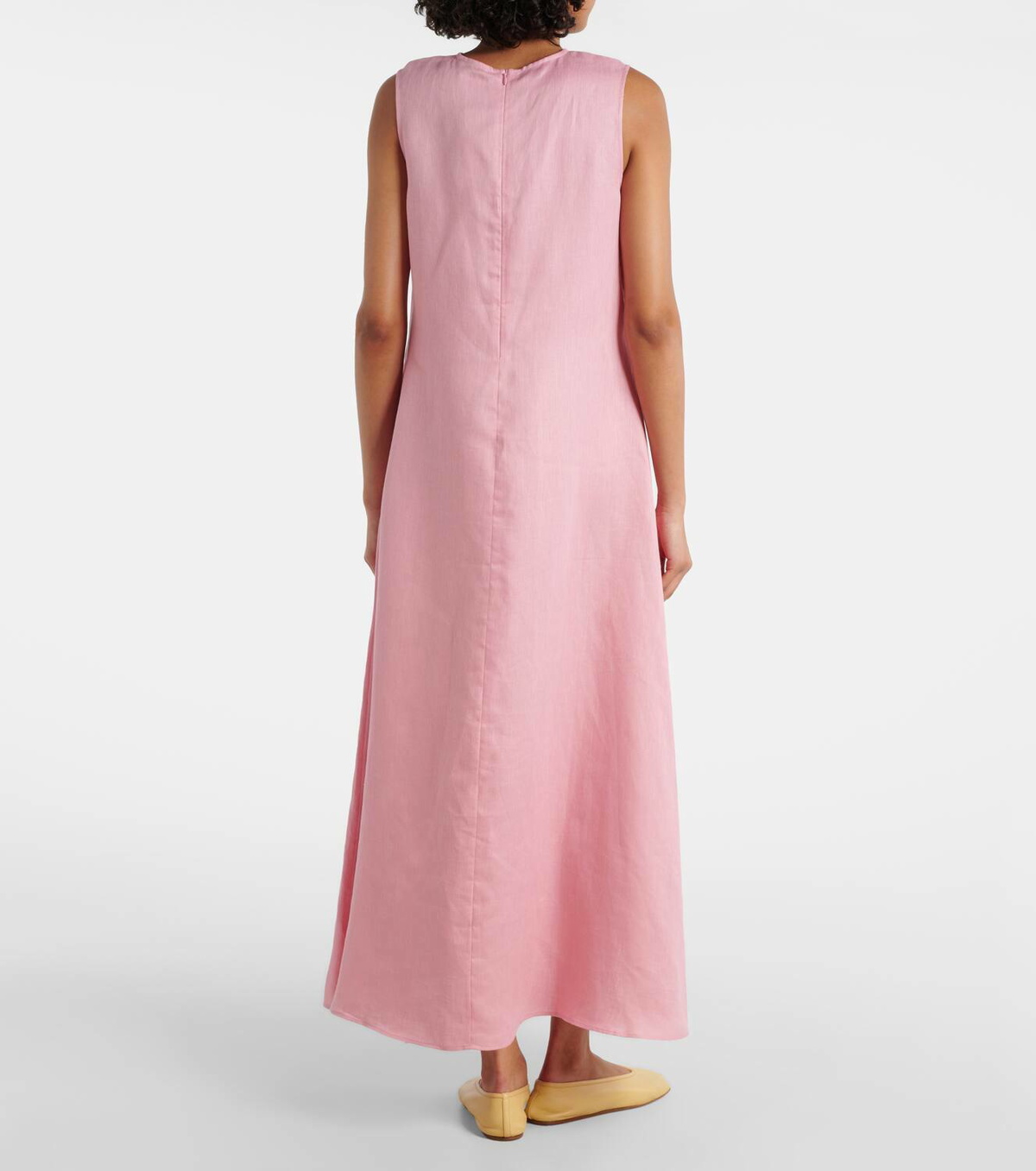Asceno Tallin linen midi dress