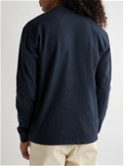 Alex Mill - Recycled-Cotton Jersey Henley T-Shirt - Blue