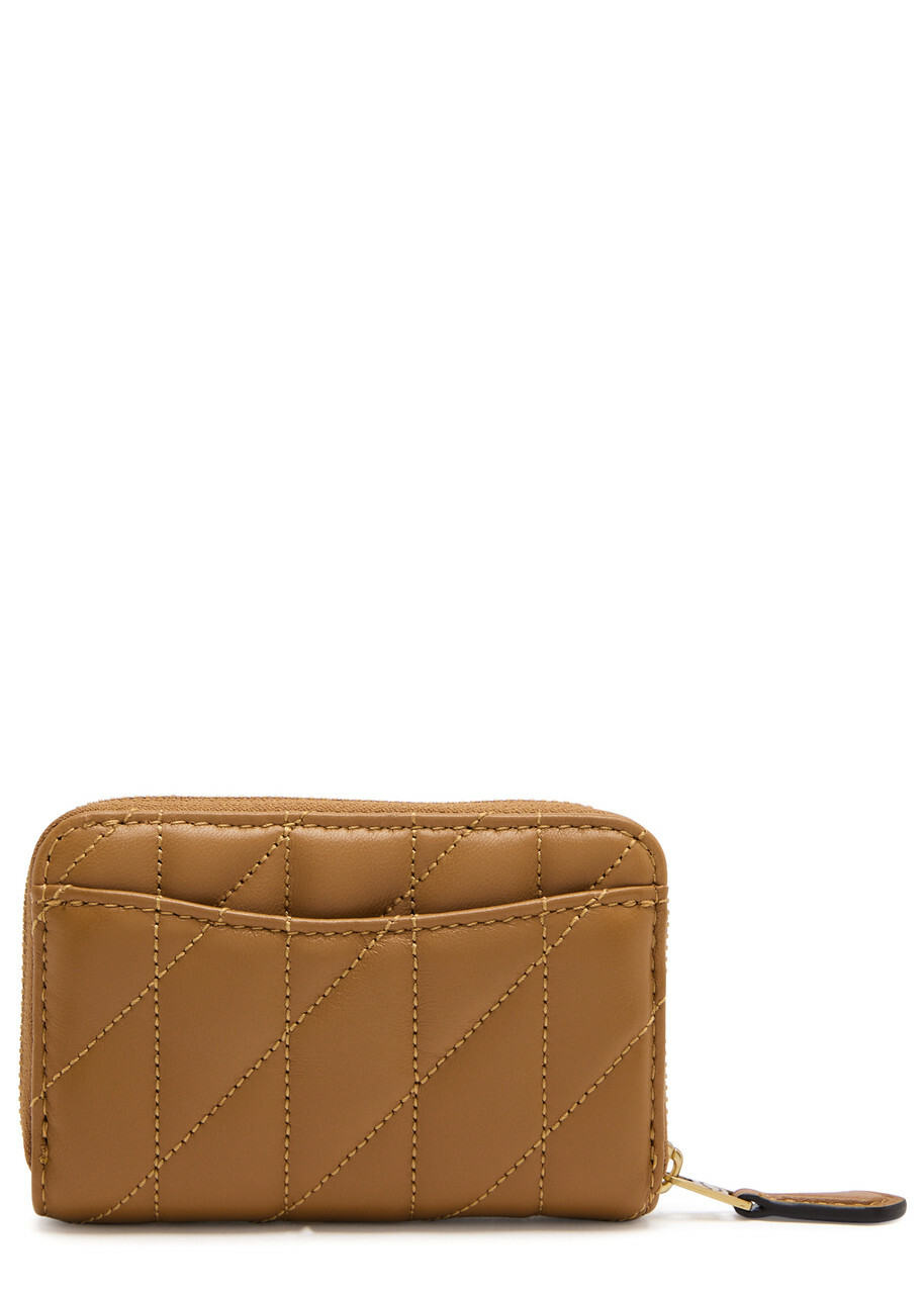 Coach Pillow Quilted Leather Wallet - Caramel - One Size