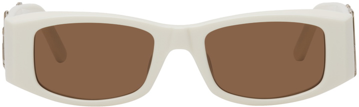 Photo: Palm Angels White Angel Sunglasses