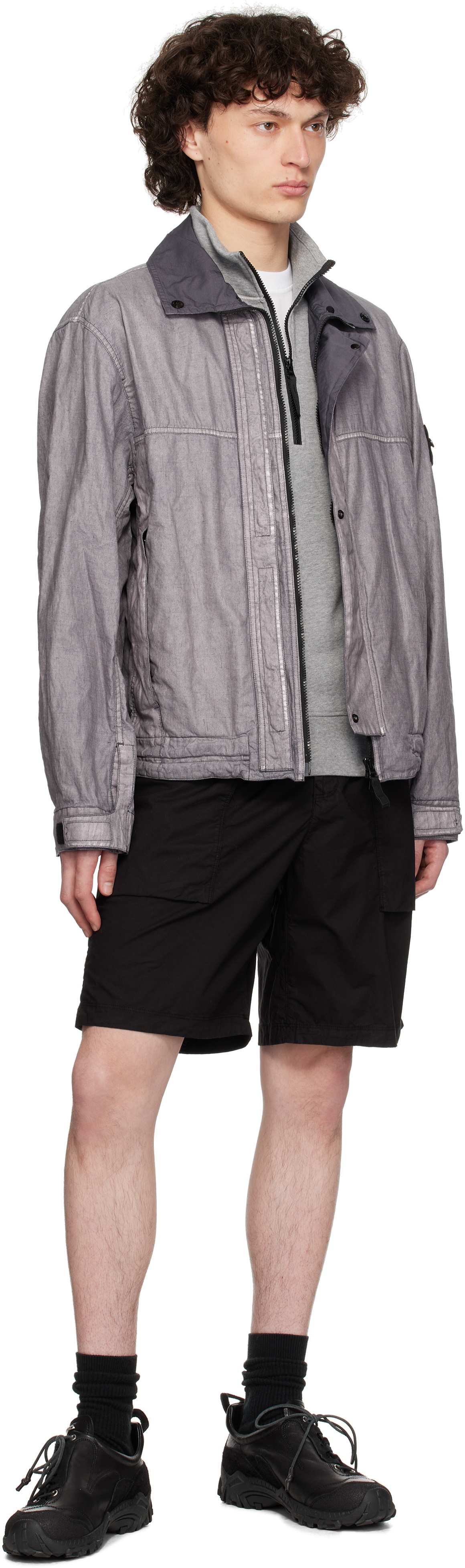 Stone Island Blue Raw Linen Plated-OVD