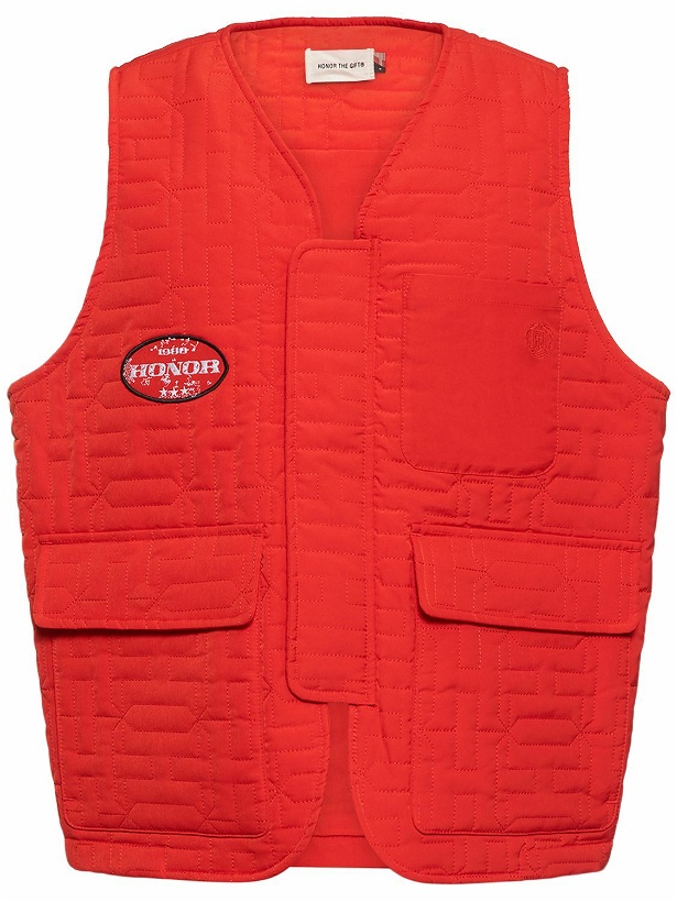 Photo: HONOR THE GIFT - Quilted Nylon Trucker Vest W/ Pockets