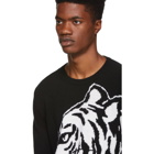Valentino Black and White Tiger Sweater