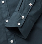 rag & bone - Tomlin Fit 2 Slim-Fit Button-Down Collar Stretch-Cotton Poplin Shirt - Blue