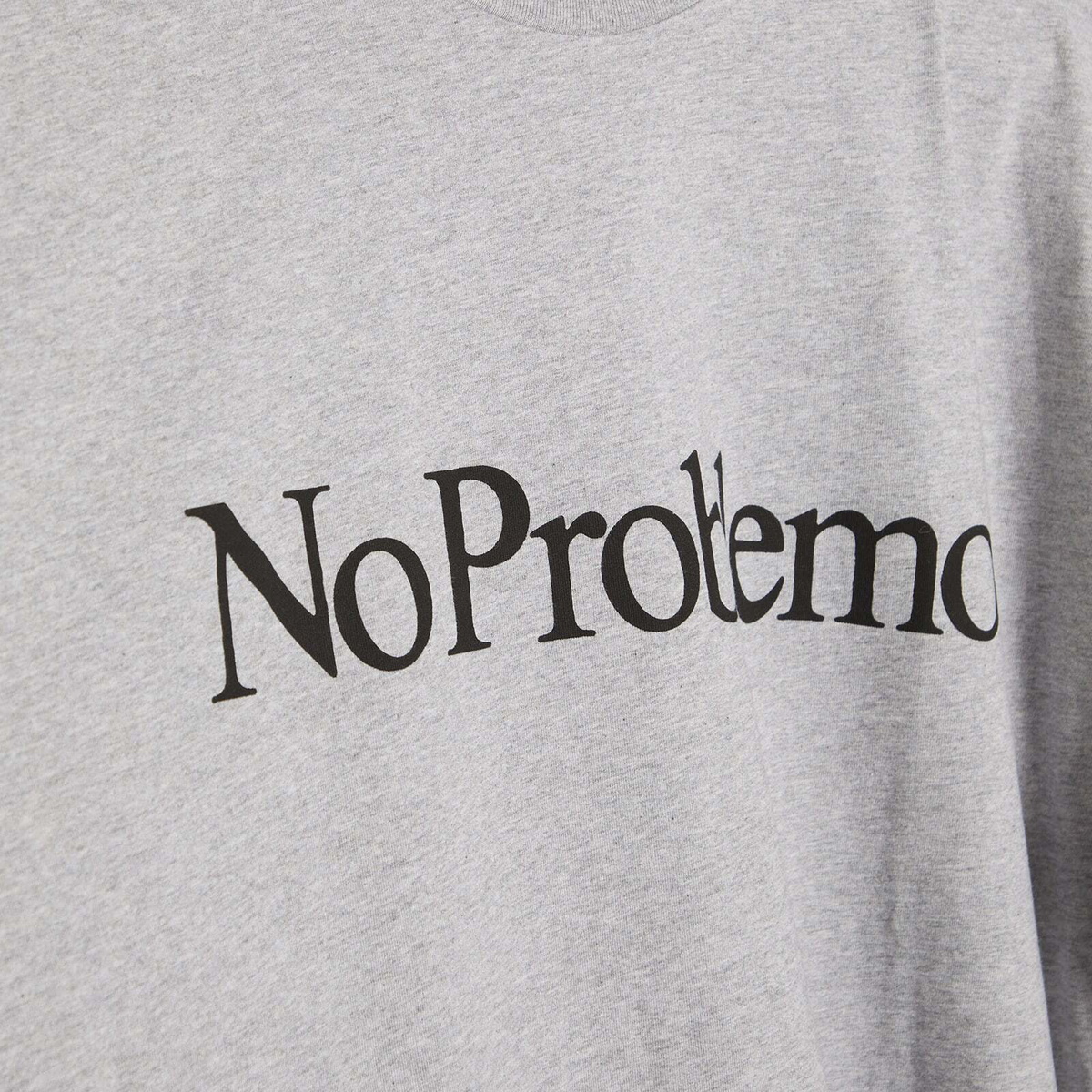 No Problemo Men's Logo T-Shirt in Grey Marl NoProblemo