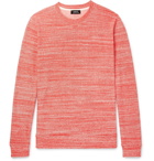 A.P.C. - Max Space-Dyed Knitted Cotton Sweatshirt - Men - Red