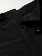 Snow Peak - Tapered Belted Quilted Primeflex™ Shell Trousers - Black