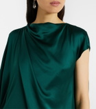 Roksanda Hiba silk satin maxi dress