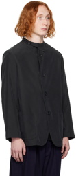 RAINMAKER KYOTO Black Officer Collar Blazer