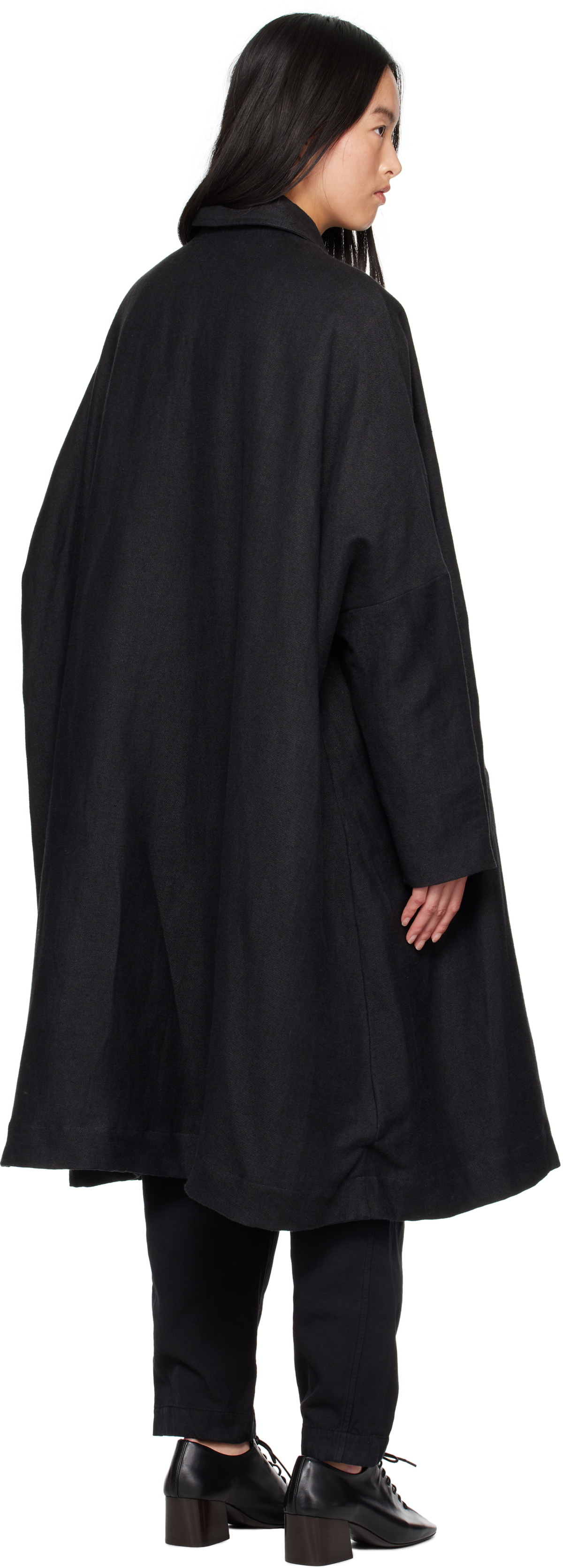 CASEY CASEY Black Atomless Coat