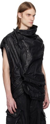 Julius Black Protean Mylar Denim Vest