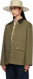 rag & bone Beige Jacque Boater Hat