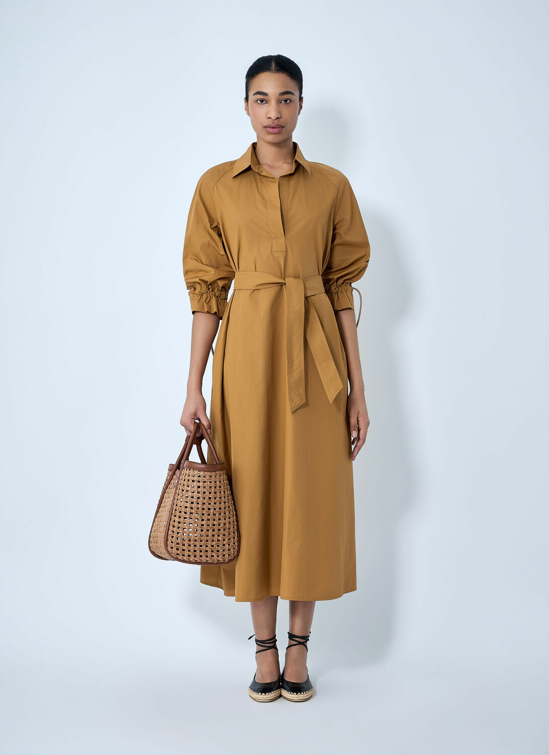 Max Mara Belted Shirt Dress