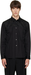 Comme des Garçons Homme Plus Black Lace Shirt