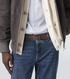 Brunello Cucinelli Suede belt