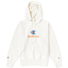 Champion Women's x Beams Boy Hooded Sweat in Cream