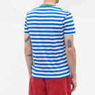 Polo Ralph Lauren Men's Stripe Custom Fit T-Shirt in Pacific Royal/White