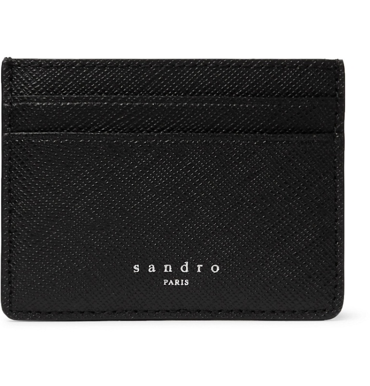 Photo: Sandro - Saffiano Leather Cardholder - Black