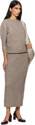 Lauren Manoogian Taupe Loft Baby Crewneck Sweater