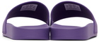 Balenciaga Purple Pool Slides