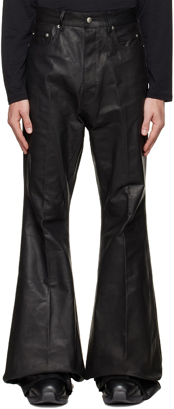 Photo: Rick Owens Black Bolan Leather Pants