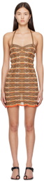 Gimaguas Brown Été Minidress