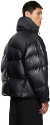 Fumito Ganryu Black Graffiti Down Jacket