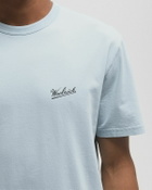 WOOLRICH LOGO TEE Blue Mens Shortsleefe