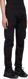 C.P. Company Black Ergonomic Cargo Pants