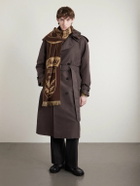 Burberry - Logo-Jacquard Fringed Wool Scarf