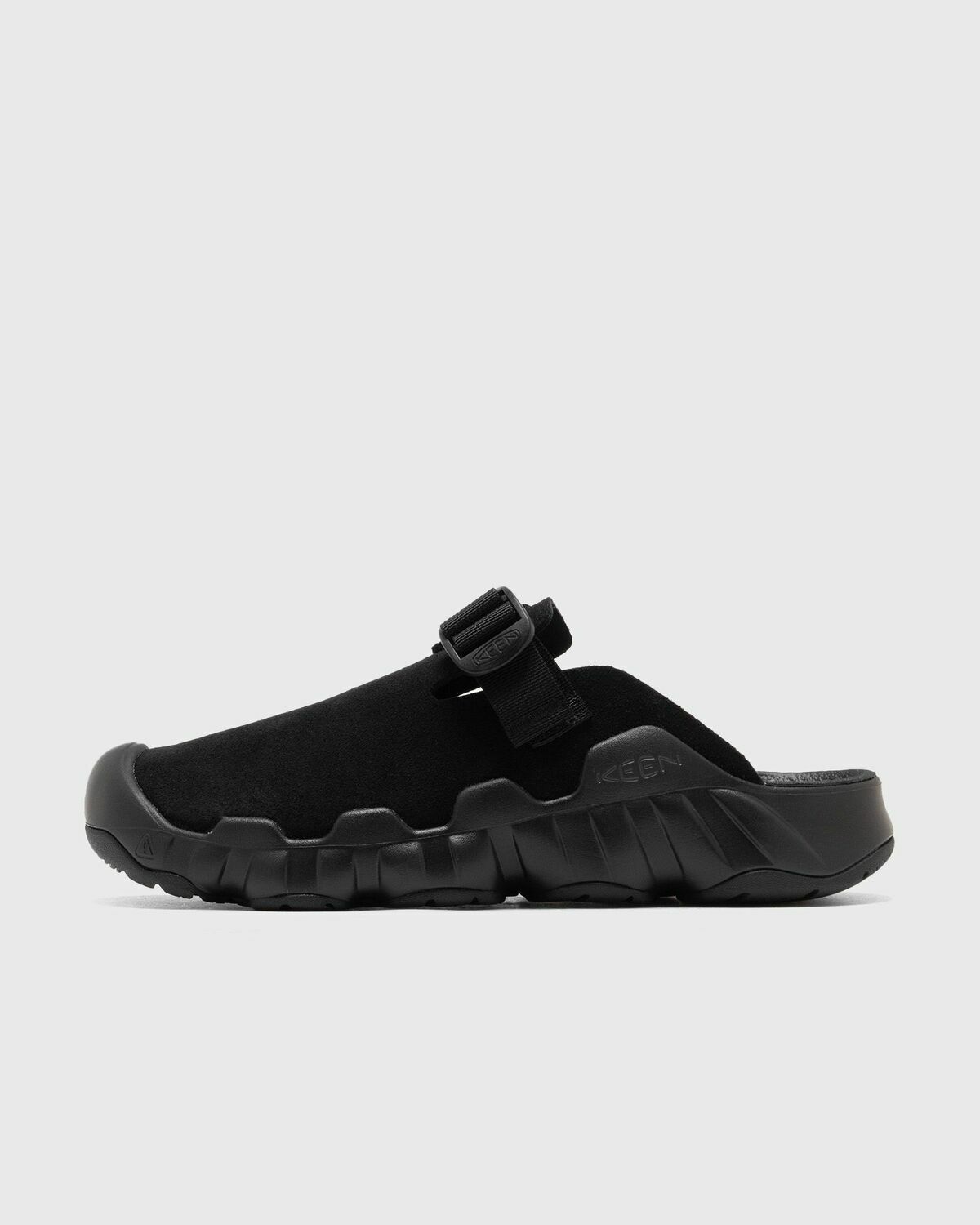 Keen Hyperport Clog Leather Black Mens Sandals & Slide