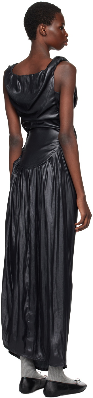 chinese dress ladies TA3 Seamed Lushy Midi Dress - Contour Black/Oat - 3X main image 1