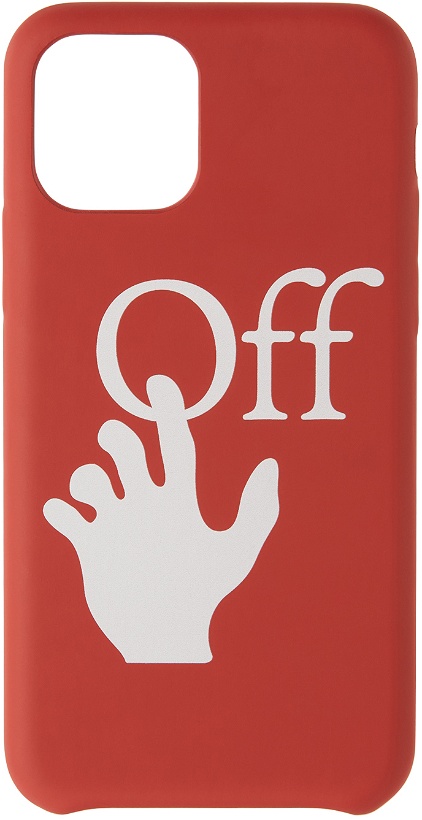 Photo: Off-White Red Hands Off iPhone 11 Pro Case